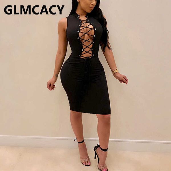 

women hollow out sleeveless & club bodycon dress 210702, Black;gray