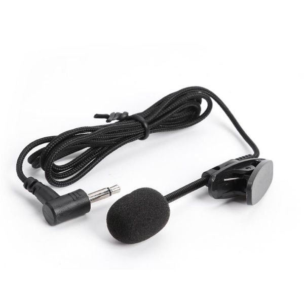 

microphones 3.5mm mini studio speech microphone adjustable clip-on collar lapel mic with holder for pc notebook lapmobile phone