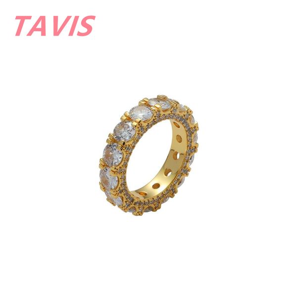 

hip hop rings with side stones cubic zirconia ring jewelry rock punk gold, Silver