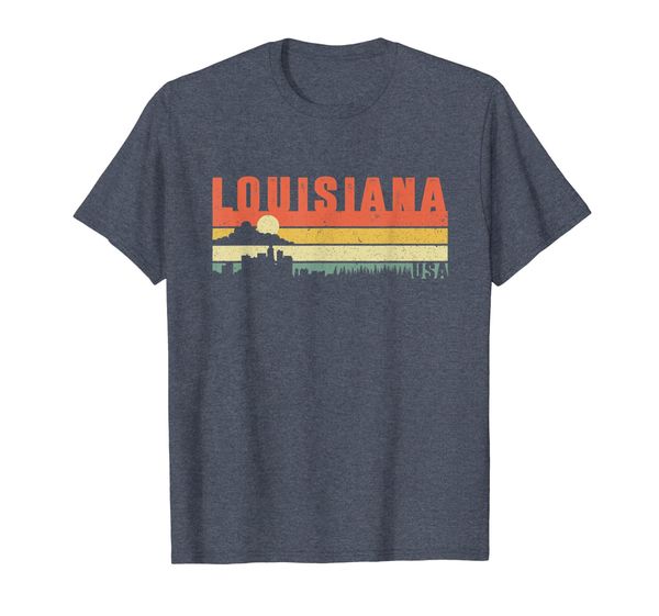 

vintage louisiana graphic souvenir t-shirt designs men women, White;black