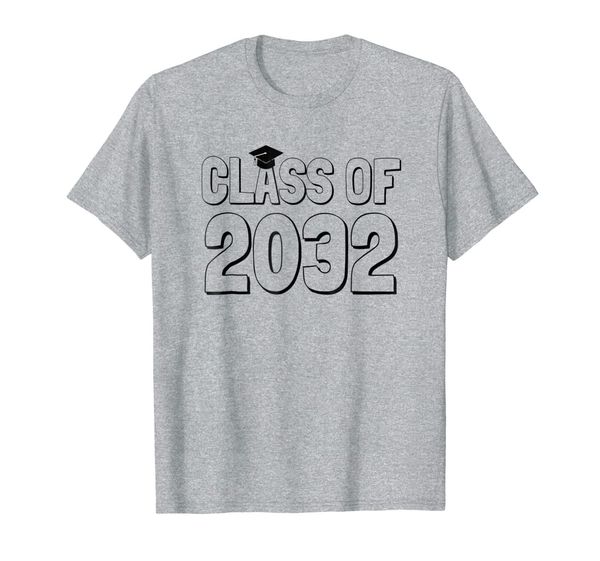 

class of 2032 grow with me shirt -- hand prints go on back, White;black