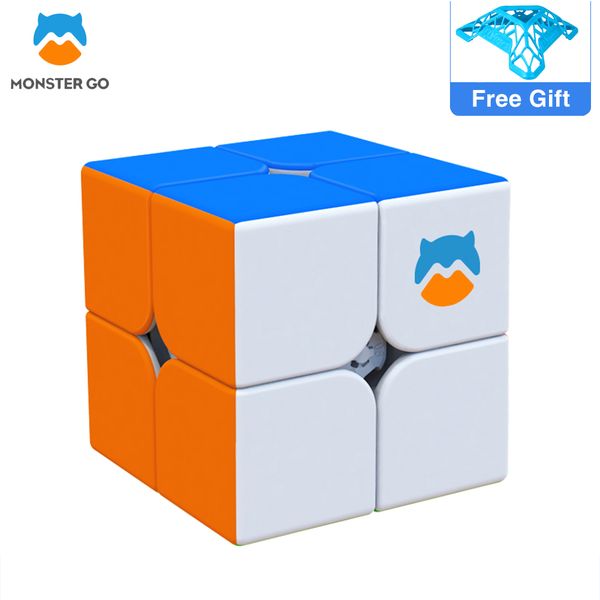 

monster go speed cube gan mg251 2x2x2 magic cube mg 3x3 pyramid cubo mg skewbs magico cubos non magnetic educational puzzles toy
