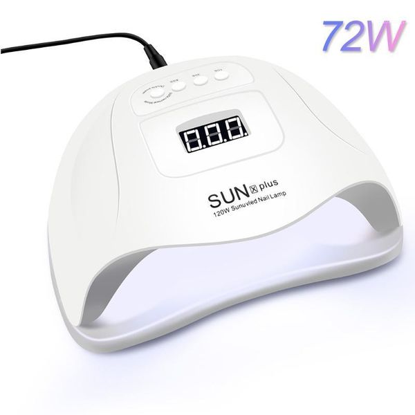 

uv led nail lamp with 36 pcs leds for manicure gel dryer drying polish auto sensor tools1