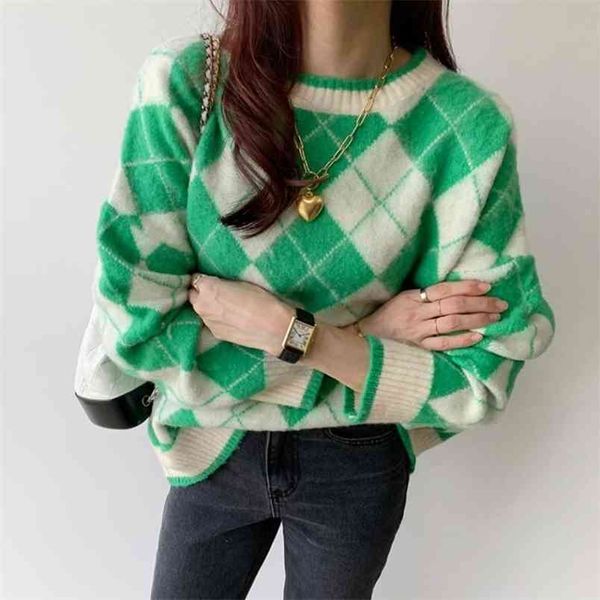 

autumn winter pullover loose languid lazy web celebrity sweater turtleneck fasion small fresh sweet long sleeve blouse short 210427, White;black