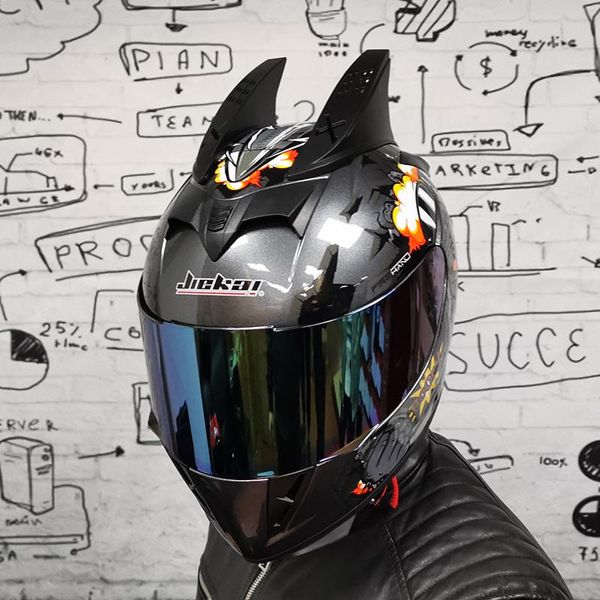 

motorcycle helmets helmet, complete mask, rcyle racing helmet with two mirrors, detachable paint,