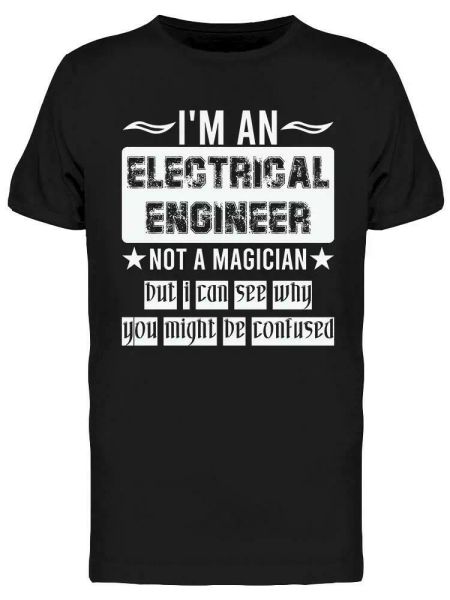 

i'm not a magician tee men's -image by shutterstock, White;black
