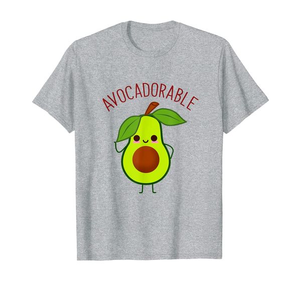

avocadorable adorable avocado lover t-shirt, White;black