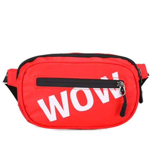 

kids fashion letter print chest bag stylish waist pack crossbody for children boys girls bags