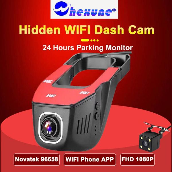 

wifi car dvr registrator digital video recorder camcorder dash camera 1080p night version novatek 96655, cam can rotate dvrs