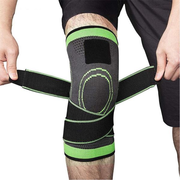

elbow & knee pads 1pc sports kneepad men pressurized elastic support fitness gear basketball volleyball braces for arthritis protector, Black;gray