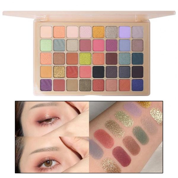 

eye shadow 40 color plat matte glitter non-caking stylish dream ua shimmers shiny eyeshadow palette eyes makeup