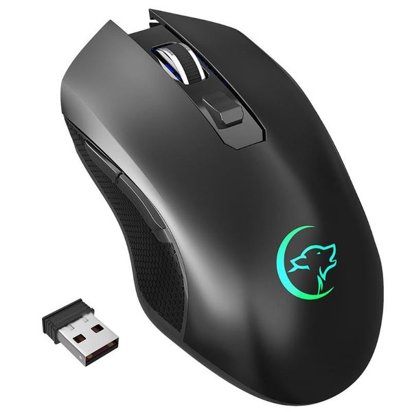 

mice 2.4g wireless mouse optical pc 6 buttons 3 modes 2400dpi computer mause adjustable rechargeable silent click gaming