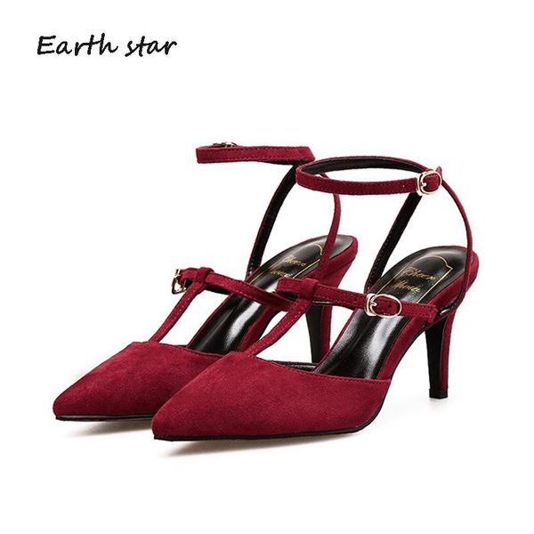 

casual shoes women fashion brand sandals summer zapatos de mujer ladies footware t-tied sandalias pointed-toe red, Black