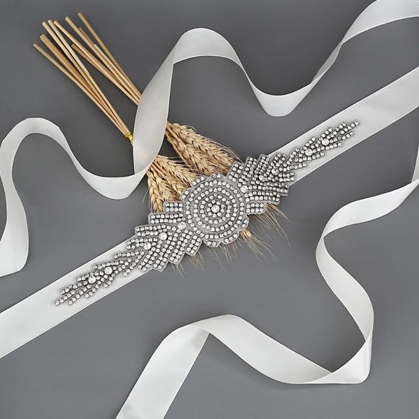 

wedding sashes trixy s23 silver rhinestone belt ivory sparkly bride stunning brides dress accessories glitter, White