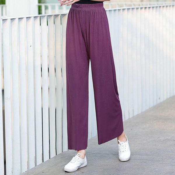 

summer pants women high waist plus size wide leg casual female trousers 2021 fashion joggers clothes streetwear women's & capris, Black;white