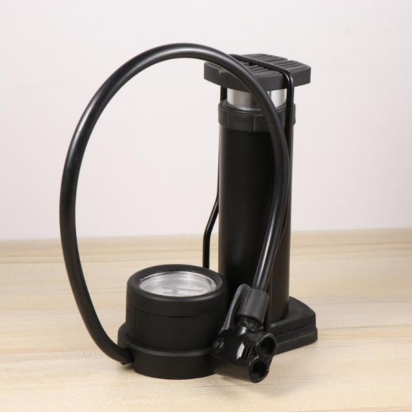

bike pumps mini portable tire floor pump high-pressure foot mtb inflator activated with barometer (bla