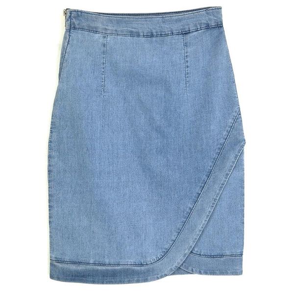 

skirts fashion denim mini summer hip high waist bodycon lady casual streetwears night club jean slim skirt female, Black