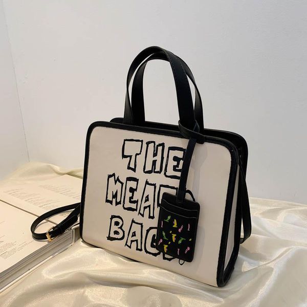 

cross body large capacity women's 2021 fashion niche letter single shoulder tote bag for women purses and handbags luxury designer