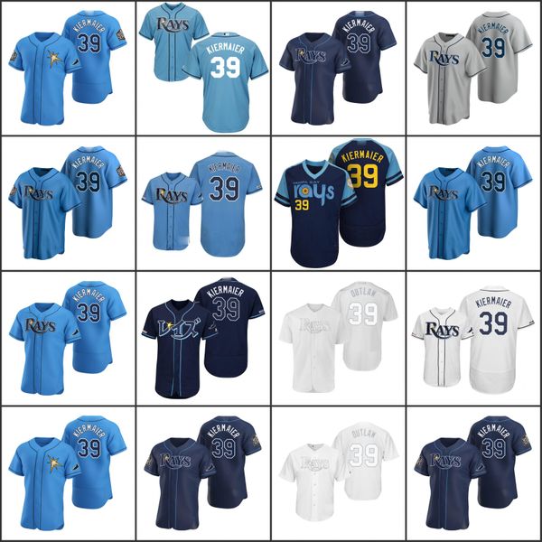 

tampa bay rays men 39 kevin kiermaier white women youthjersey, Black;red