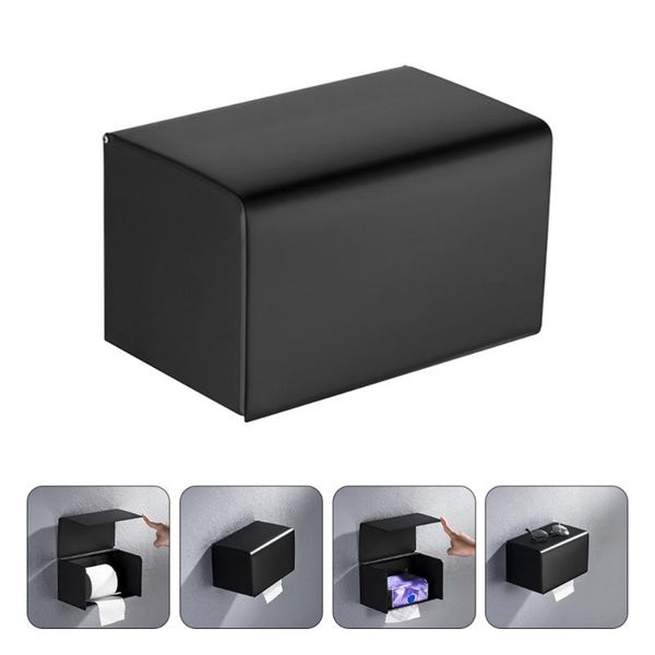

tissue boxes & napkins 1pc waterproof storage holder wall mounted case