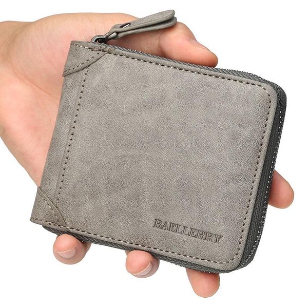 

wallets casual style zipper men card holder small wallet male synthetic leather man purse coin men's carteira, Red;black