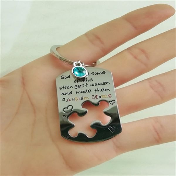 

autism puzzle charm keychain awareness key ring gifts jigsaw autism keychains puzzle piece keyring keepsake gift ruf88 idmbv 808 q2, Silver