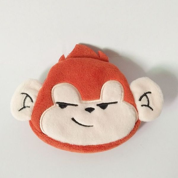 

2021 new toy cartoon monkey expression plush zero wallet creative children's gift