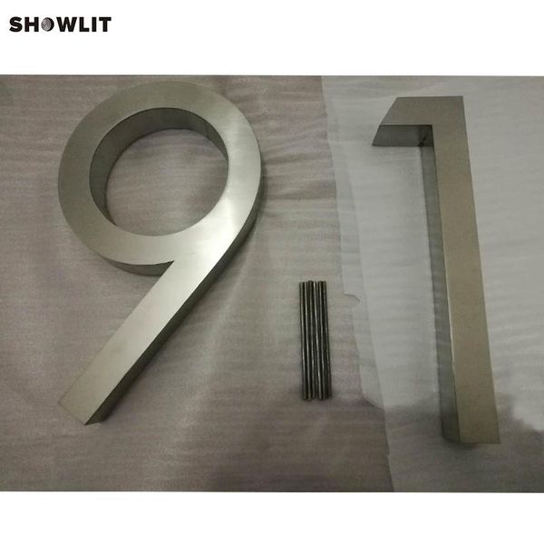 

other door hardware garden decor brushed stainless steel house address numbers