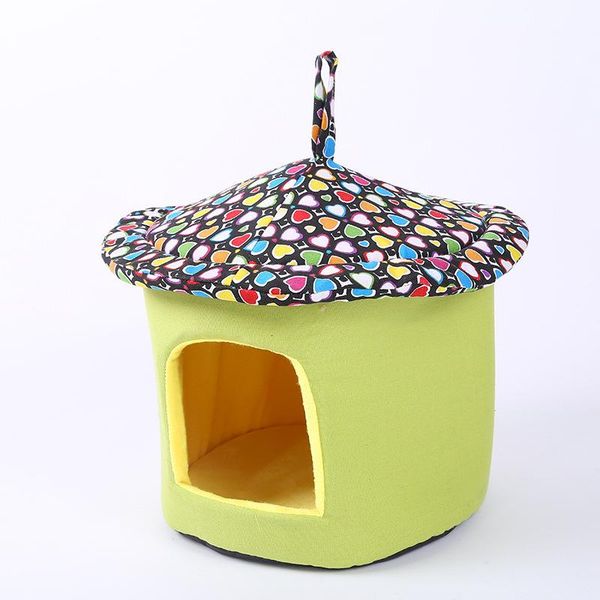

kennels & pens long-term supply of pet round house teddy bomei canvas cabin cute cat creative kennel