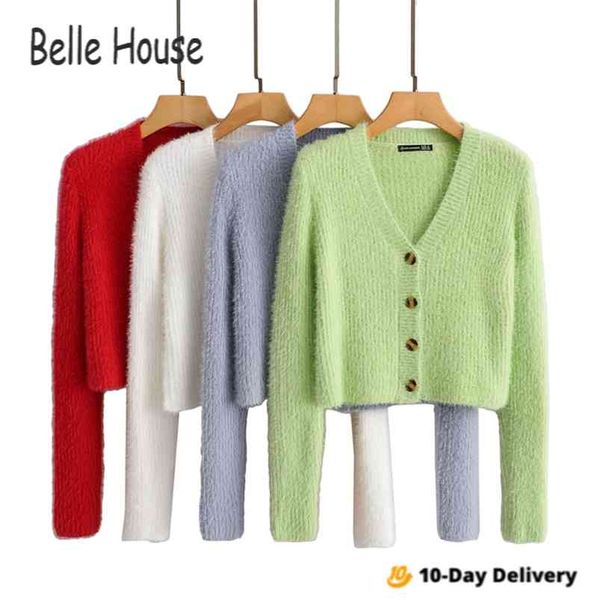 

conjunto cardigan y autumn cardigans cashmerelike soft sweater v neck buttons chic women knit jumpers nz0016 210805, White;black