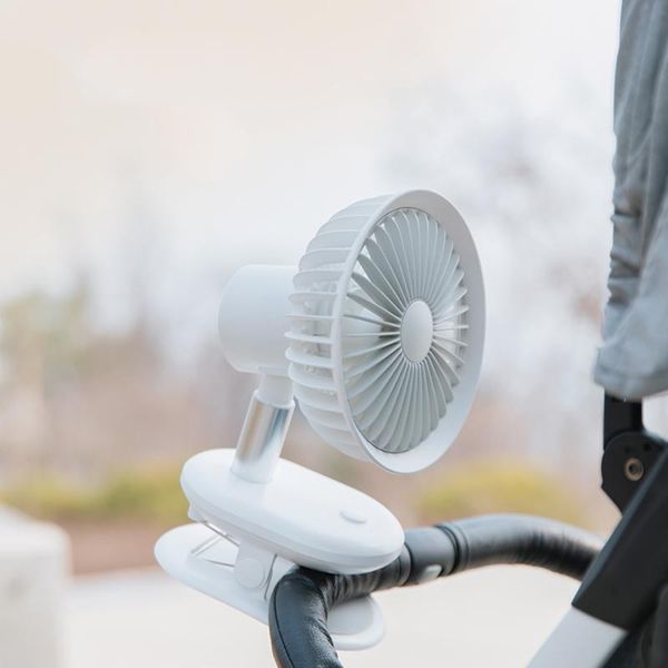 

360Â° automatic rotation mini fan handheld four-speed cooling baby car clip portable usb office deskrechargeable electric fans