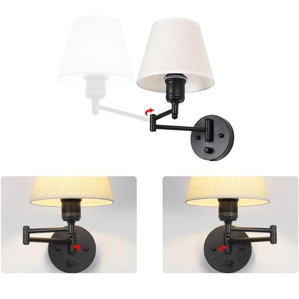 

wall lamps 2 packs lamp elegant retro el bedroom bedside light personality