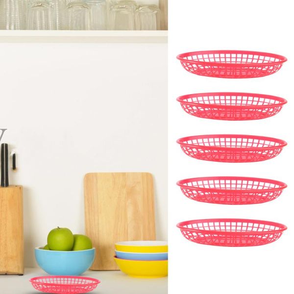 

storage baskets 32pcs deskfruit basket simple for home store el (red)