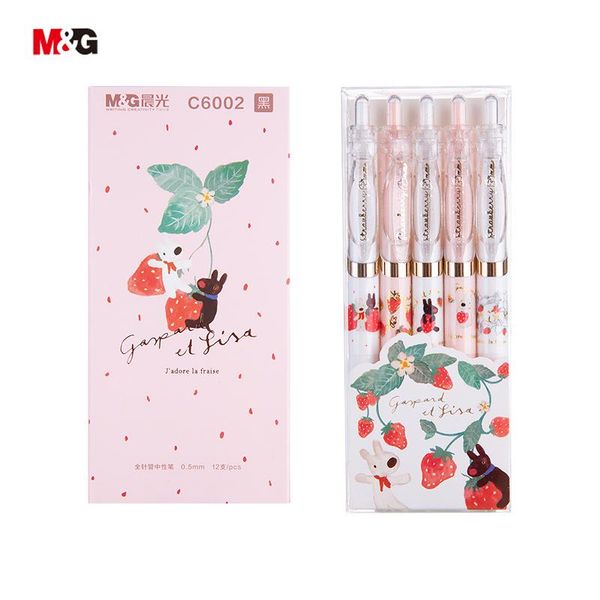 

gel pens black ink pen 0.5mm carbon rollerball office sign for student school supplies