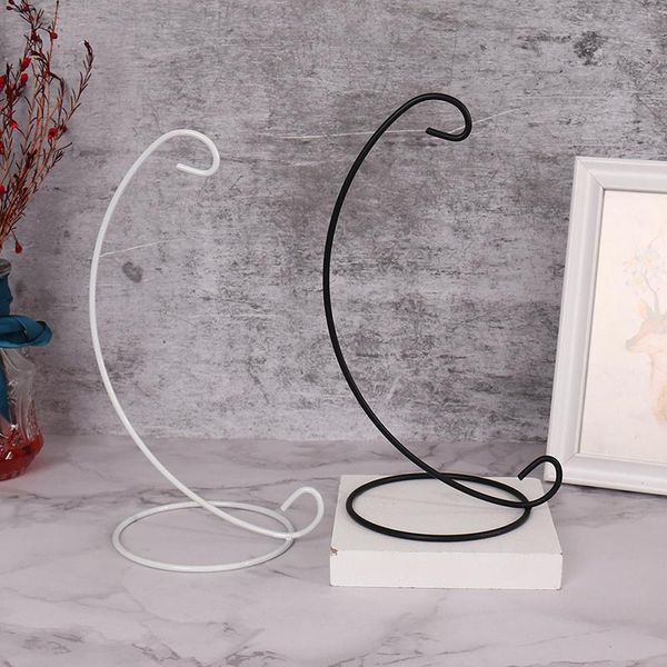 

hooks & rails 5pc bauble holder ornament hanging display plant stand hanger iron art home decoration retro glass ball