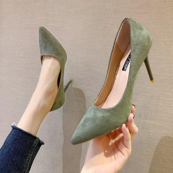 

sandals shallow mouth 2021 slip-on loafers summer women's female shoe strappy heels elastic band fashion girls comfort poin, Black
