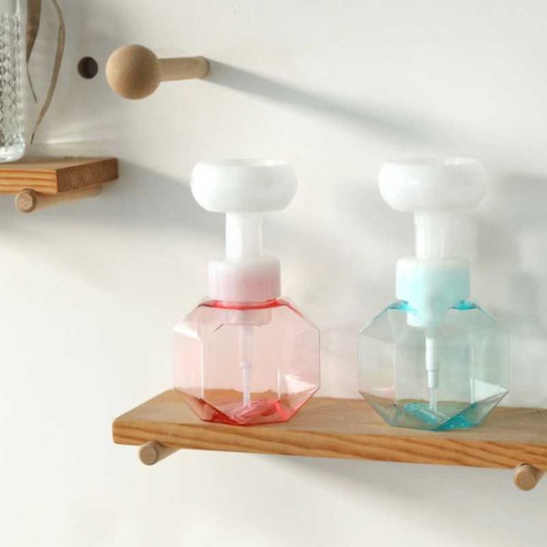 

liquid soap dispenser 4pcs portable flower shape refillable empty bottle foam pump bottles for home bathroom travel