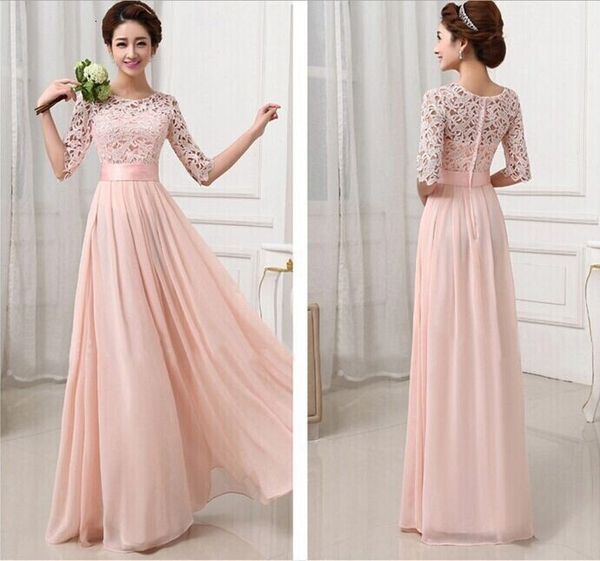 

dresses 2021 fashion chiffon skirt lace dress, Black;gray