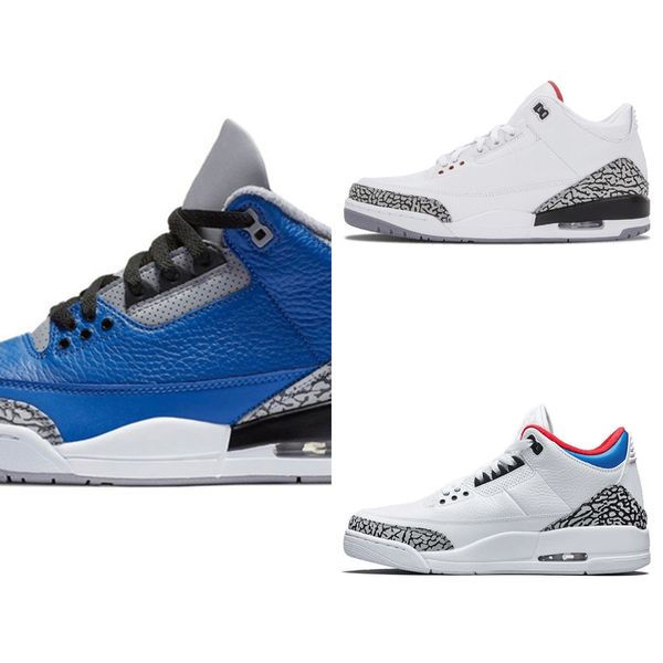 

new arrivals 3 3s cool grey mens basketball shoes 2020 unc trainers denim fire red animal pack knicks rivals sports sneakers size 13qat6