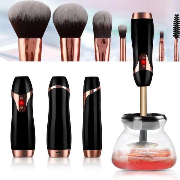 

makeup brush cleaner set automaticÂ electricÂ rotatingÂ makeupÂ brushÂ cleaner and dryer convenient cleansingÂ washing brushes1