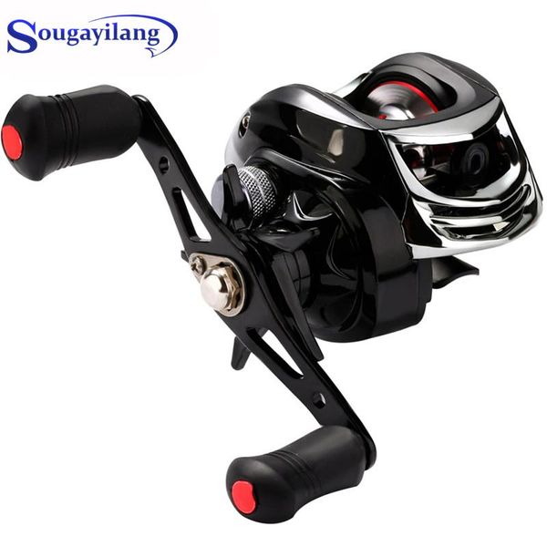 

sougayilang 17+1bb baitcasting reel 8kg max drag right/left hand 7.2:1 high speed carp fishing with magnetic brake pesca reels