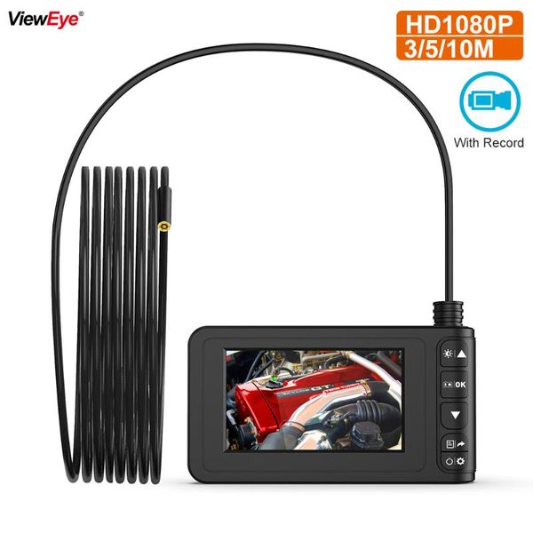 

cameras digital industrial endoscope 4.3 inch lcd borescope videoscope with cmos sensor semi-rigid inspection camera handheld