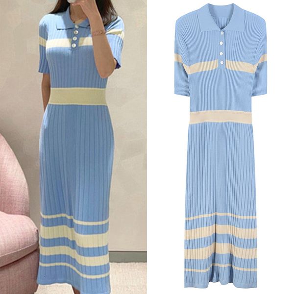 

casual dresses women's fashionable and summer sweater , knitted or crocheted, midi, short sleeve, turtleneck facing down, casual, elega, Black;gray