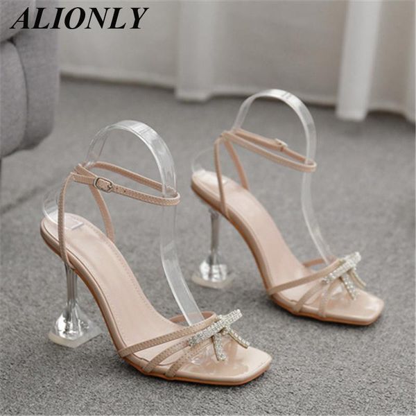 

gladiator sandals high heels for women 2021 summer party dress shoes buckles pumps big size 42, Black