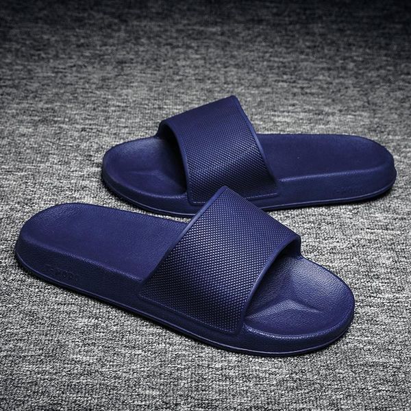 

slippers goodrsson men's summer comfortable beach shoes non-slip soft bottom, Black
