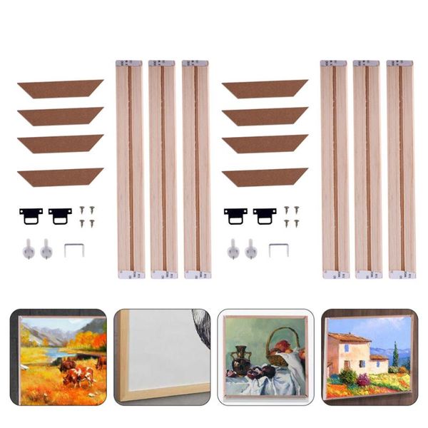 

frames 2 sets diy wooden frame kit wall art po oil painting