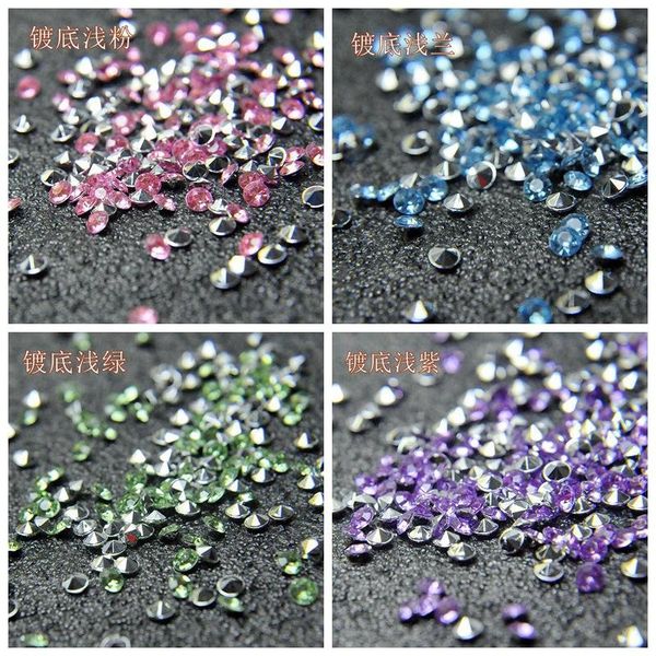 

nail art decorations 20000pcs/bag 2.5mm point back round acrylic rhinestones,acrylic plastic 3d / jewelry garment rhinestone stones, Silver;gold