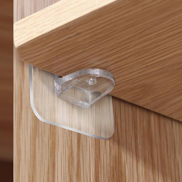 

hooks & rails 4/8/12 pcs layered partition bracket self-adhesive shelf support pegs hook closet cabinet wall hanger
