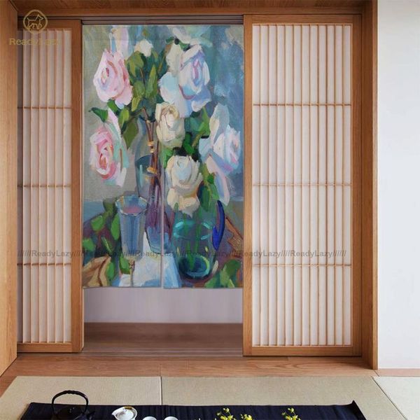 

lilac curtains double partition door curtain printed garden & drapes