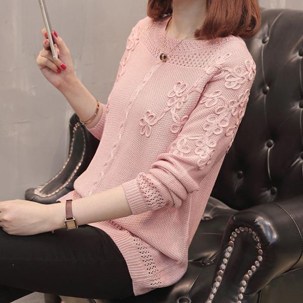 

women's sweaters 2021 winter blouse fashion autumn women sweater plus size slim pullover long-sleeve, White;black